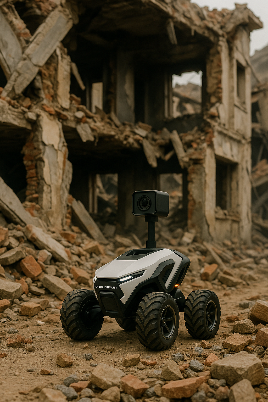 GroundHub evaluando daños en una zona afectada