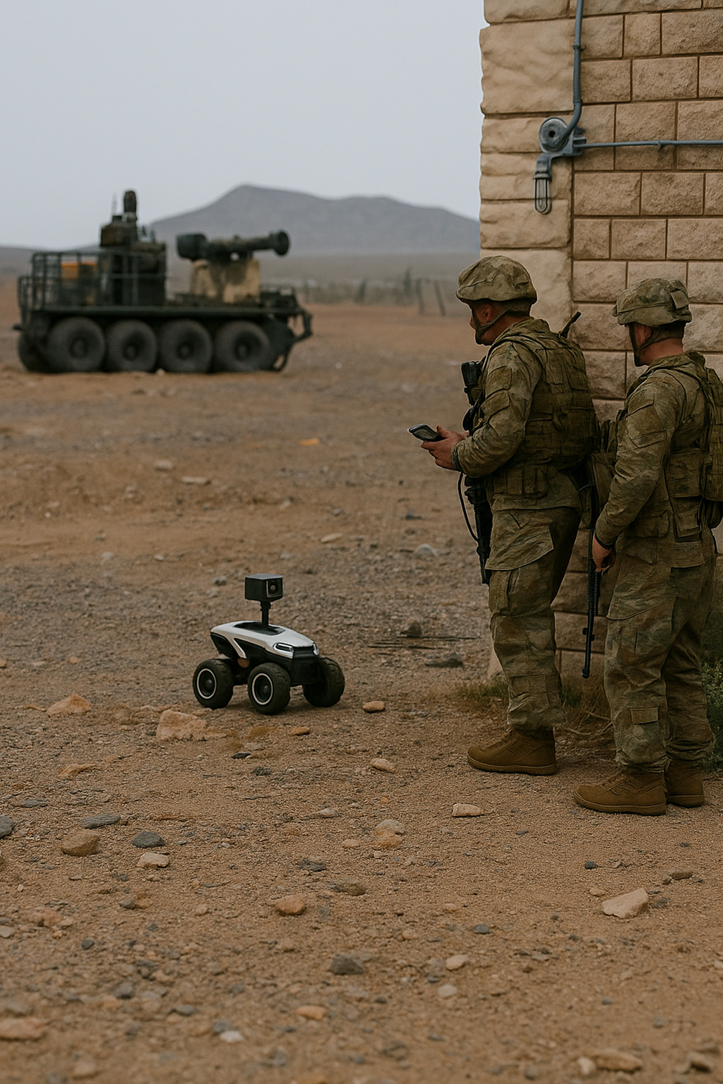 GroundHub realizando reconocimiento cercano