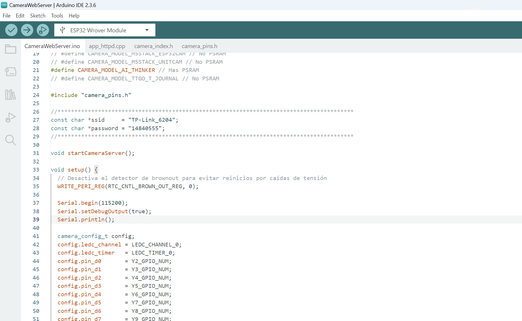 Vista previa del sketch de Arduino de GroundHub